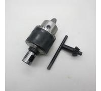 Ensemble d'adaptateurs de mandrin conique à tige de 1,9 cm vers B16 avec filetage 1/2-20UNF, mandrin sans n acier pour arbre Weldon ou General Shaft, 3 gammes de serrage, kit d'outils gris (C)