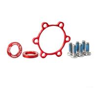 Ensemble d'adaptateurs de moyeu de vélo, avant 15 x 100 mm à 110 mm et arrière 12 x 142 mm à 148 mm, kit de conversion pour moyeux Boost, alliage d'aluminium (3 mm)