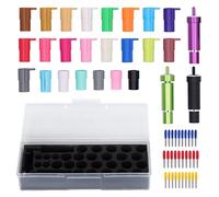 Ensemble d'adaptateurs de stylo de support de lame d'accessoire de Machine de découpe avec 3 supports de lame, 23 adaptateurs de stylo, 30 lames de coupe pour Machines