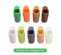 Ensemble d'adaptateurs de stylo, support de marqueur de remplacement pour Sharpie/Bic/Crayola, Compatible avec Explore Air 3/Air 2/Air/Maker/Maker 3, 9 paquets