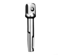 Ensemble d'adaptateurs de tige SDS 1/4 3/8 1/2 pour marteau rotatif, adaptateurs de douille à changement rapide en acier au chrome vanadium avec boule anti-chute (1/4 x 60 mm)