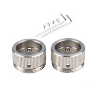 Ensemble d'adaptateurs de valve de radiateur en acier inoxydable M30 x 1,5 BSPP pour valves RA/Rav/Ravl, grade 304, stabilité thermique 0-110 °C, vis et clé hexagonale incluses