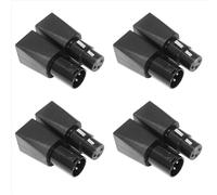 Ensemble d'adaptateurs Ethernet RJ45 vers XLR 3 broches femelle et mâle (8x vers RJ45) (3 broches, 1 paire)