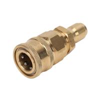 Ensemble D'adaptateurs pour Nettoyeur Haute Pression en Laiton M22 15mm | Connexion rapide pour une utilisation sans effort, construction en laiton durable, évalué à 5 800 psi, compatible avec