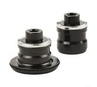 Ensemble d'adaptateurs QR pour axe traversant de conversion de composants de vélo conçus pour la compatibilité avec les moyeux (12S x 135 mm)