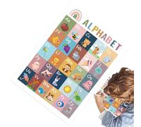 Ensemble d'affiches éducatives, muraux pour salle de corations interactives pour l'apprentissage, tableau noir pour le développement des compétences préscolaires, subventions