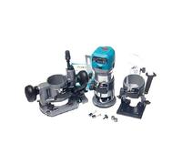 Ensemble d'Affleureuse à Bois - Défonceuse Électrique 220V 710W - 3 Bases - 3 Pinces 6/8/10mm