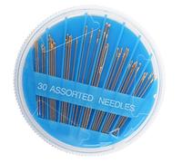 Ensemble D'aiguilles À Coudre À La Main À Œil Doré 30 Pièces Avec Étui En Alliage Et Disque Rond Pour La Couture De Tissus Et Les Projets D'artisanat Aiguille De Couture Professionnelle