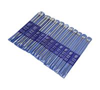 Ensemble d'aiguilles à Tricot en Métal Premium 22PCS, Kit d'aiguilles Artisanales en Acier Inoxydable 25 Cm avec Brillante, Idéale pour les Chaussettes, les écharpes, les Pulls et Plus