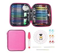 Ensemble D'aiguilles À Tricoter Circulaire En Aluminium, 13 Paires, Tête De Changement, Anneau D'aiguilles, Pratique, Économique, Crochet, Outil De Couture, Outils Tissés