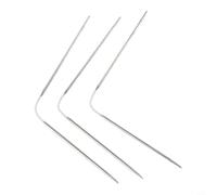 Ensemble d'aiguilles à tricoter circulaires en acier inoxydable, 2 mm à 5 mm, aiguilles rondes en métal, pour outils de crochet et de tricot, câble réglable pour débutants (2,5 mm)