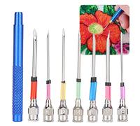 Ensemble D'Aiguilles de Poinçonnage de Couture de Broderie en Acier aiguille magique broderie Outil D'aiguille de Poinçonnage, Aiguilles D'art à Tricoter avec Agujas para coser a mano