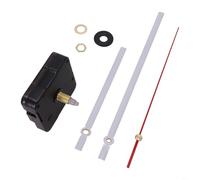 Ensemble d'aiguilles d'horloge à faire soi-même avec mouvement d'horloge murale silencieux pour projets d'artisanat, mécanisme de rechange pour kit de réparation d'horloge murale, pointeur en métal