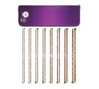Ensemble d'aiguilles droites KnitPro Symfonie - 30 cm, (3,50, 4,00, 4,50, 5,00, 5,50, 6,00, 7,00 et 8,00 mm) - 1 ensemble