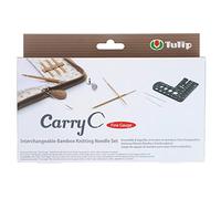 Ensemble d'aiguilles interchangeables Tulip CarryC Fine Gauge en bambou