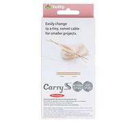 Tulip Fine Gauge Needle, Acier Inoxydable, Silver, Brown, Beige, Taille unique
