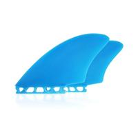 Ensemble d'ailerons de quille planche surf, doubles ou simples pattes, en fibre verre solide for une légèreté, durabilité et des performances optimales - Ailerons for planches Fish(Single Tab blue K2)