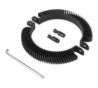 Ensemble d'ailettes de refroidissement OX pour moteur Oxo - Dissipateur thermique durable en alliage d'aluminium pour scooter électrique - 212 g - Noir