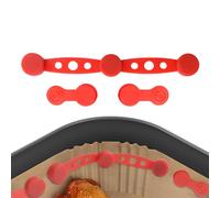 Ensemble D'aimants En Silicone Pour Friteuse À Air, Aimants Pour Maintenir Le Papier Sulfurisé, Boucle Résistante À La Chaleur, Pièces De Rechange