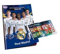 Ensemble d'albums de collection d'autocollants Real Madrid 2025/26 Topps/Merlin