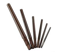 Ensemble d'alésoir manuel pour alésoir manuel en alliage d'acier HSS : 50 degrés coniques, 6 forets à tige conique en silicone pour machine CNC pour finition de trous métalliques de 3 mm à 10 mm