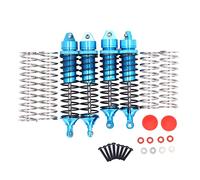 Ensemble d'amortisseurs avant et arrière en alliage d'aluminium, suspension réglable haute performance pour modèles ARRMA 1/10 Senton Granite Big Rock Typhon, 4 pièces (Bleu)