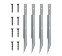 Ensemble d'ancrages pour balancelle en métal, ancrages de terre en métal robuste - Accessoires polyvalents contre le vent fort - Piquet d'arrimage de trampoline pour balançoires en bois