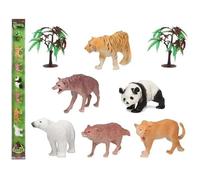 Ensemble D'animaux Sauvages - Bigbuy Fun - S1123531 - 8 Pièces - Multicolore - À Partir De 3 Ans