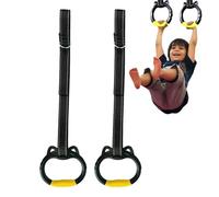 Ensemble d'anneaux de gymnastique pour - Barre antidérapante avec sangles | Équipement d'entraînement à domicile pour , Trapèze pour entraînement, outil de traction suspendue pour actes