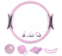 Ensemble d'anneaux de Pilates, kit essentiel de Pilates pour le fitness, pilates kit,anneau de support de ballon de yoga, anneau de cercle de Pilates pour équipement de fitness et d'exercice