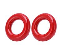 Ensemble D'anneaux de Pondération de Golf, Beignets D'entraînement Lestés Brillants pour la Pratique du Swing, 2 Pièces, Portables et Protecteurs, 6 Cm de Diamètre