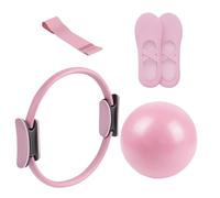 Ensemble d'anneaux et de balles Pilates | Pilates Fitness Circle, équipement de Bande de résistance pour la Grossesse Post-Partum, Voyage, entraînement à Domicile