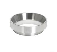 Ensemble d'anneaux porte-filtres pour machine à café comprenant un anneau de dosage magnétique anti-mouche et un anneau d'épandage pour une utilisation de 51 mm, 53 mm, 58 mm (argent-58 mm)