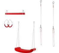 Ensemble d'appareils de gymnastique à bascule Barre de gymnastique Balançoire pour enfants Barre fixe Anneaux de gymnastique Trapèze