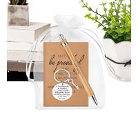 Ensemble d'appréciation du personnel - Stylo porte-clés pour carnet de notes, remerciement avec citation de motivation, faveurs des employés avec articles de qualité, kit cadeau de reconnaissance, lot