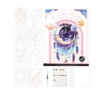 Ensemble d'aquarelle de voyage - Kit d'aquarelle de voyage avec palette et pinceau | Kit de peinture miniature multifonction à trois volets avec 12 couleurs pour adultes débutants