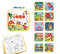 Ensemble d'aquarelle - EVA, 19,8 x 19,8 cm - Marqueurs de peinture aquarelle portables | Kit de dessin et de coloriage créatif réutilisable, ensemble de stylos pour, débutants, artistes