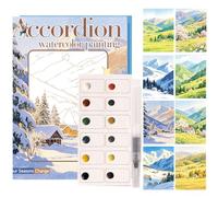 Ensemble d'aquarelle - Marqueurs pliables - Mini kit d'aquarelle - Pour, filles, adultes, salle de classe, maison, artisanat, journal d'art