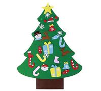 Ensemble d'arbre de Noël en Feutre Bricolage avec Décoration Suspendue, de Nouvel an, de Noël, Décoration de Noël, Bois sélectionné de Haute qualité, Ces Pendentifs sont Conçus