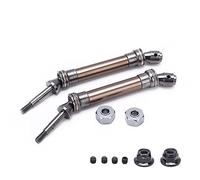 Ensemble d'arbre de Transmission arrière Amovible, Construction en Acier CVD Robuste, Conception Anti-séparation en Trois étapes pour Traxxas Slash Rustler Vxl 4x4 4wd 1/10 RC, (De Couleur)