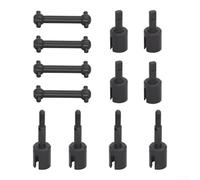 Ensemble d'arbre de transmission et coupelle différentielle pour véhicules Tamiya TT01 TT02 RC (coupelles différentielles)