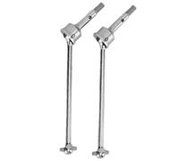 Ensemble d'arbre d'entraînement CVD de roue avant Mise à niveau des performances stables durables pour Traxxas UDR 1/7 RC Car Steel Material 2 Pack (Argent)