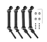 Ensemble d'arbres de transmission et arrière CVD en acier renforcé for Traxxas Slash 4X4 1/10 SLA017 SLA018(Front rear 4pcs)