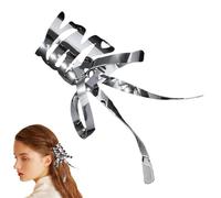 Ensemble d'arc à cheveux, pinces à cheveux Bowknot en métal - Clips à cheveux de barre rétro confortables,Pince à cheveux femme queue de cheval mode pour anniversaire Nouvel An Noël Pâques Pâques