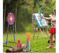 Ensemble D'arc et Flèches pour Enfants-VEVOR- avec 10 Flèches à Ventouse-Jouet D'extérieur pour Garçons
