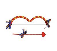 Ensemble d'arcs et de flèches en forme de cœur - Accessoires de photographie pour enfants et adultes - Cadeau de Saint-Valentin et de fête - Accessoires d'Halloween