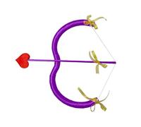Ensemble d'arcs et de flèches en forme de cœur - Accessoires de photographie pour enfants et adultes - Cadeau de Saint-Valentin et de fête - Accessoires d'Halloween