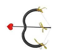 Ensemble d'arcs et de flèches en forme de cœur - Accessoires de photographie pour enfants et adultes - Cadeau de Saint-Valentin et de fête - Accessoires d'Halloween