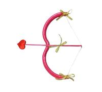 Ensemble d'arcs et de flèches en forme de cœur - Accessoires de photographie pour enfants et adultes - Cadeau de Saint-Valentin et de fête - Accessoires d'Halloween