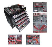Ensemble d'armoire à outils mobile 369 pièces - Kit d'outils mécanique complet for la maison et le garage